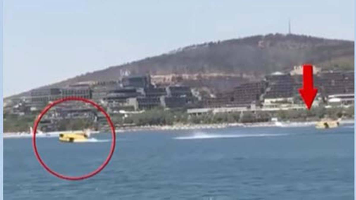 Söndürme uçağını engelleyen jet-ski için soruşturma