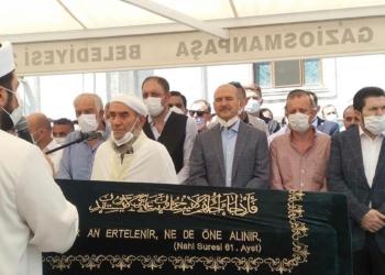 Süleyman Soylu'nun amcası son yolculuğuna uğurlandı