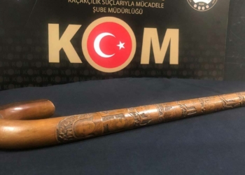 Tartışmalı bastona emniyet el koydu