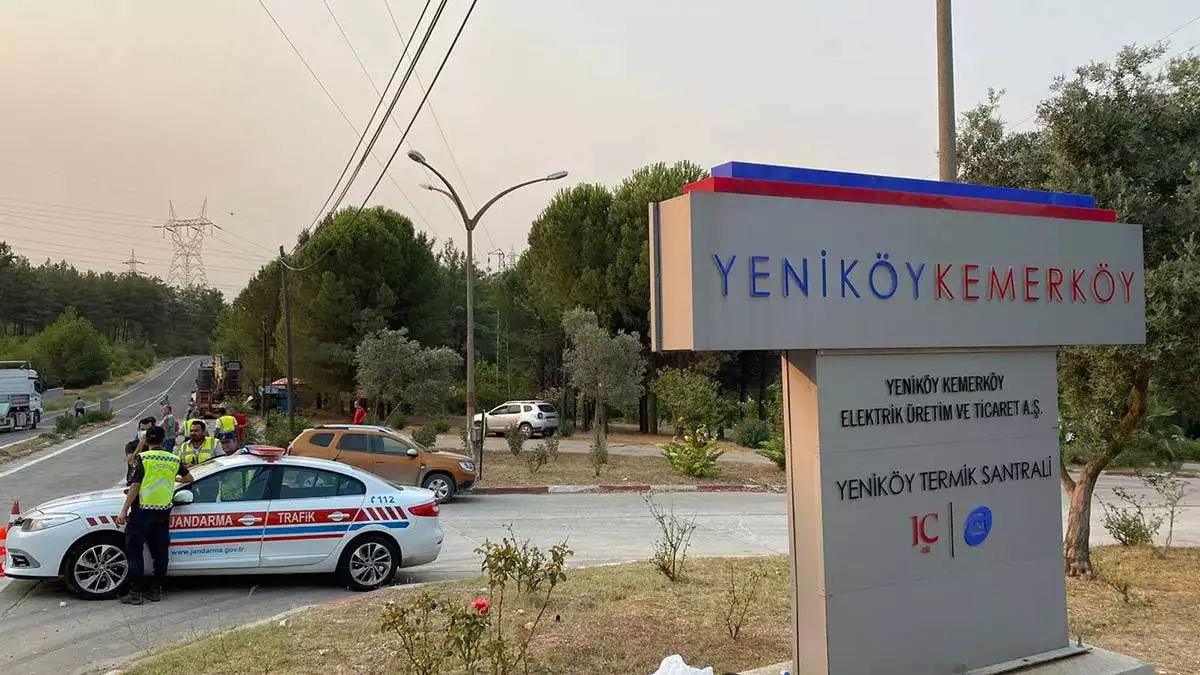 Termik santrale sicrayan alevler etkisini yitirdi 2 - öne çıkan - haberton