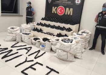 Van'da operasyonda 1300 tabanca ele geçirildi