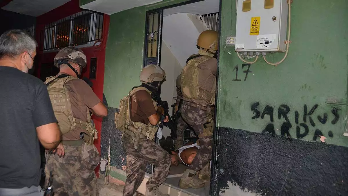 Adana'da terör örgütü deaş operasyonu