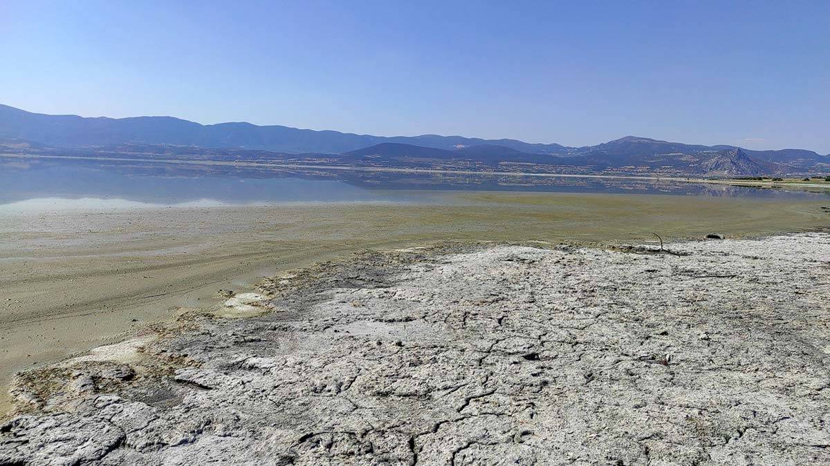 Burdur Gölü'nde alg patlaması
