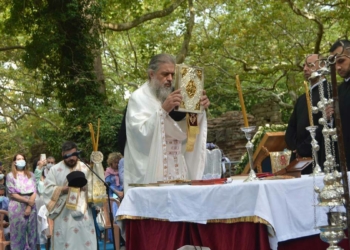Erdek'te Kirazlı Manastırı ayini