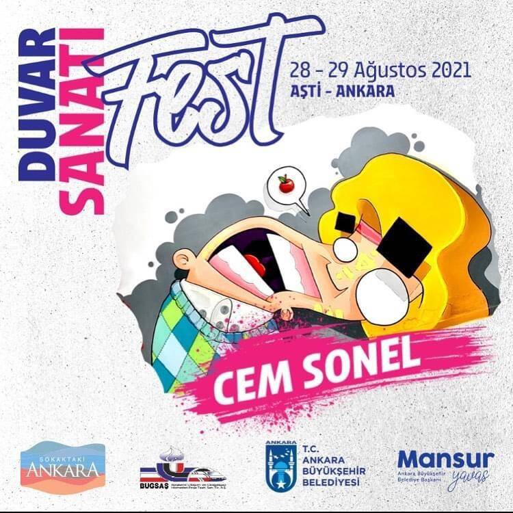 Ankara Büyükşehir Belediyesi yenileme çalışmalarına hız kesmeden devam ederken bir yandan da grafiti festivaline ev sahipliği yapmaya hazırlanıyor. 30 Ağustos Zafer Bayramı kutlamaları kapsamında birçok grafiti ve duvar sanatçısının buluşacağı festival, 28-29 Ağustos 2021 tarihleri arasında gerçekleştirilecek.