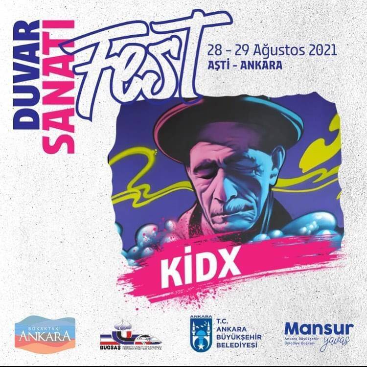 Ankara Büyükşehir Belediyesi AŞTİ’ye daha modern ve konforlu bir görünüm kazandırmak amacıyla başlattığı Grafiti Festivaline hazırlanıyor.