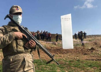 'Gizemli monolit' Zerzevan'da ortaya çıktı