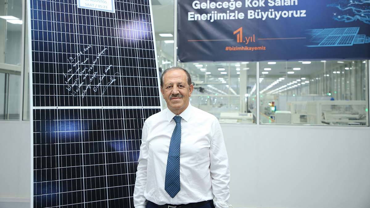 1 yılda 1 milyon panel üretimi