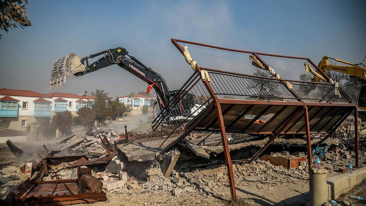 Manavgat'taki büyük yangın 5'inci gününde