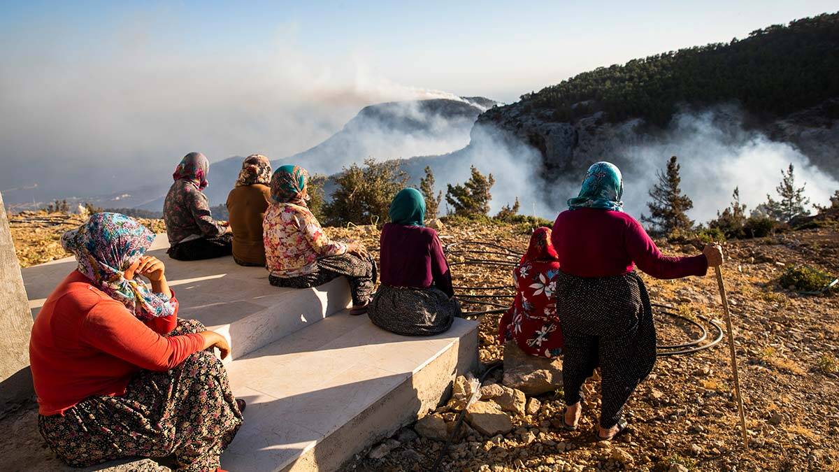 Mersin'de orman yangınlarının tamamı kontrol altında