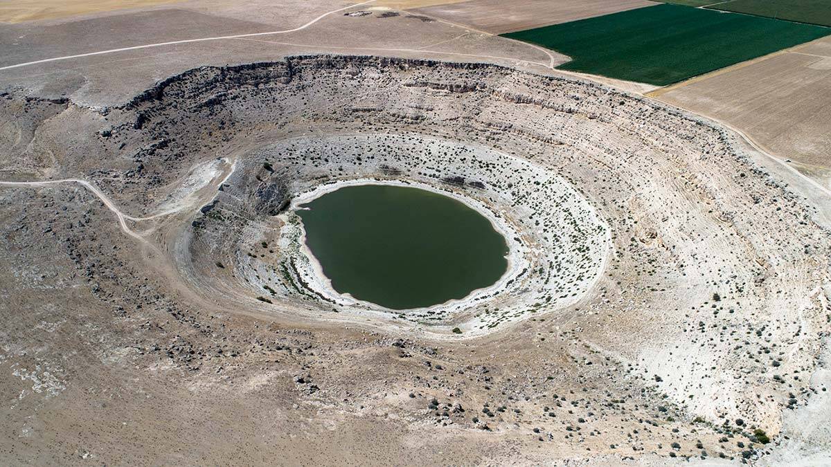 Meyil Obruk Gölü'nün rengi bu yıl pembeye dönmedi