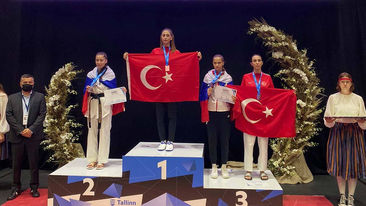 Milli tekvandocular Avrupa şampiyonu oldu