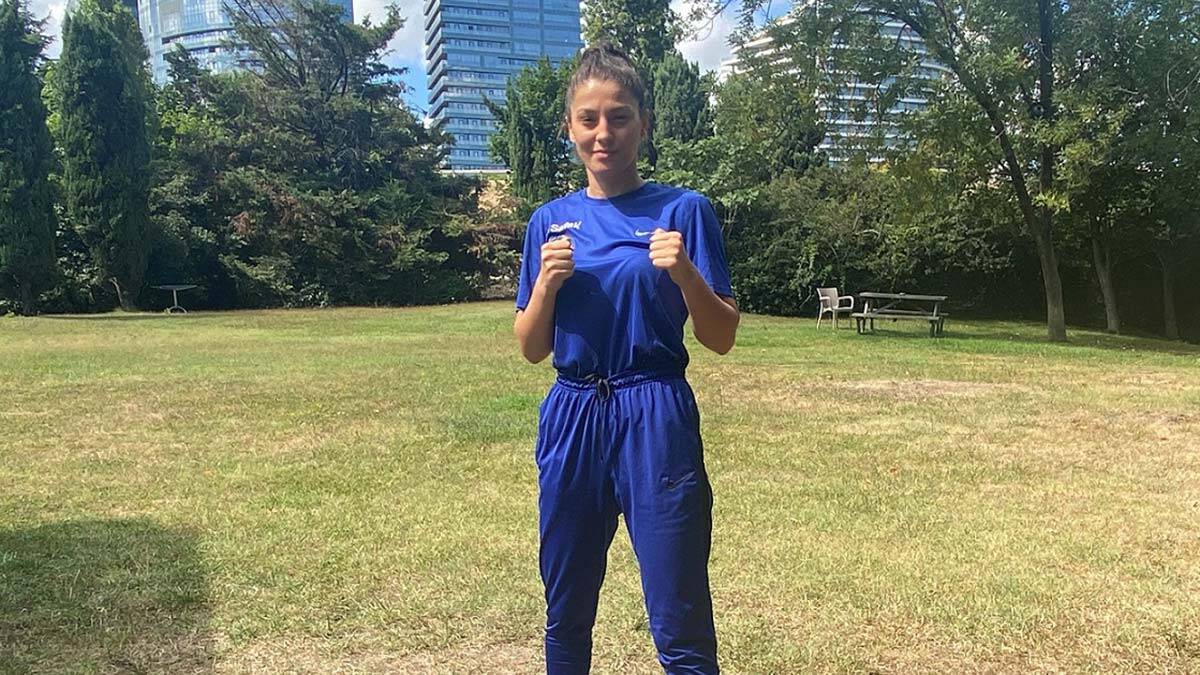 Namağlup boksör Seren Ay Çetin'in hedefi büyük