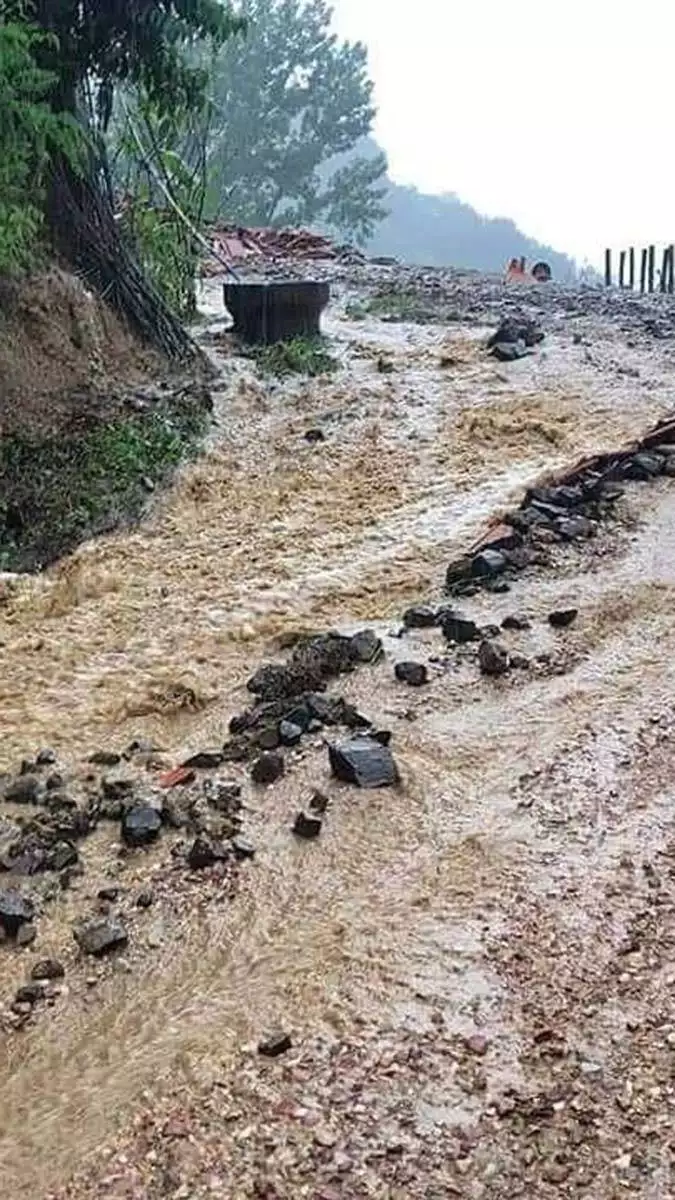 Ordu'da sağanak etkili oldu