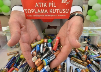 28.3 ton atık pil toplandı