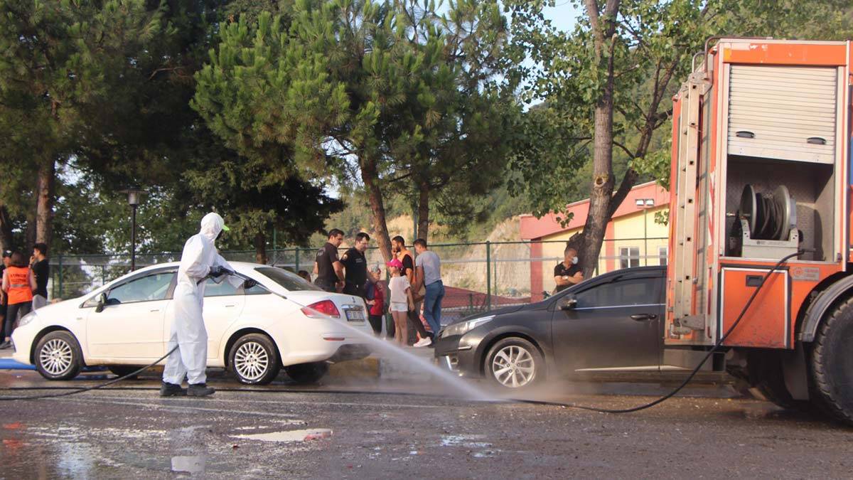 Selin vurduğu Ayancık'ta onarım çalışması