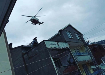 Sel felaketi nedeniyle AS-532 tipi helikopter görevlendirildi