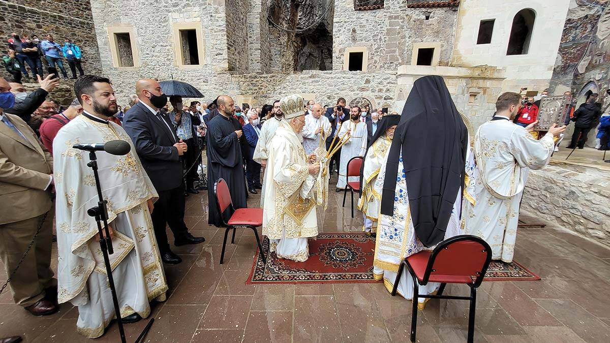 Sümela Manastırı'nda 8'inci ayin