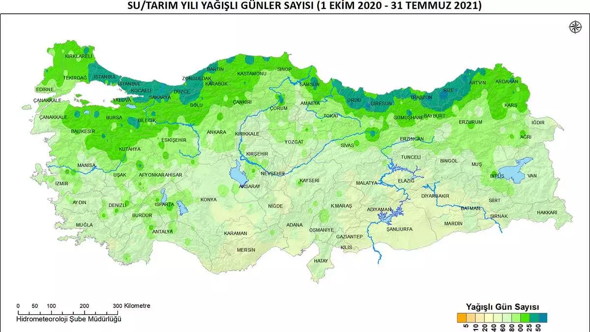 Yağışlarda son 60 yılın en düşük seviyesi