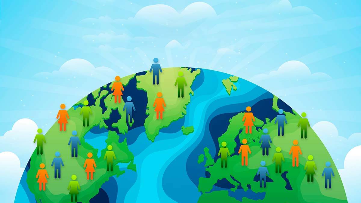 BM'nin yaptığı araştırmalara göre dünya nüfusu 1987 yılında 5 milyarı geçti. Ortalama olarak 5 milyar diyelim. 