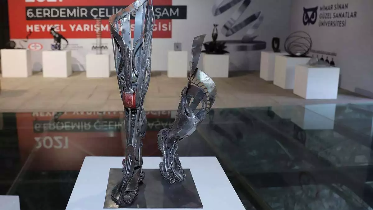 6'ncı erdemir çelik ve yaşam heykel yarışması'nın kazananları belli oldu