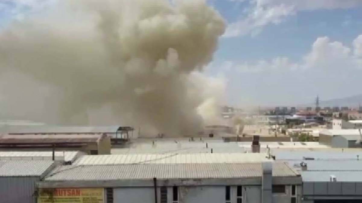 Ankara OSTİM'de yangın çıktı