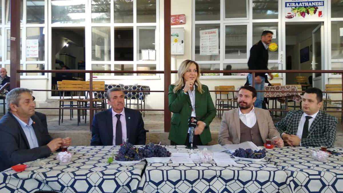 Aylin Cesur Yalvaç'ın köylerini ziyaret etti