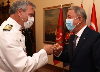 Bakan Akar, NATO Askeri Komite Başkanı ile görüştü