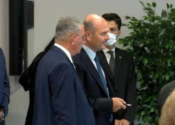 Bakan Soylu KKTC'li mevkidaşı Kutlu Evren ile görüştü