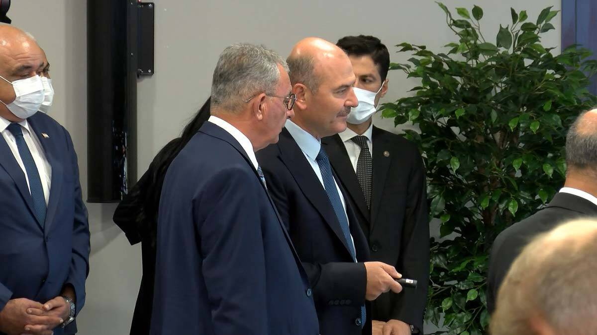 Bakan Soylu KKTC'li mevkidaşı Kutlu Evren ile görüştü