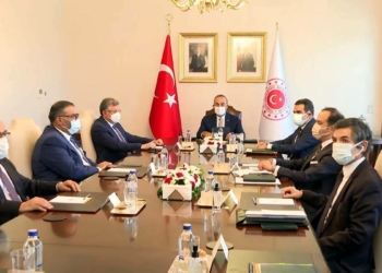 Bakan, Suriye Ulusal Koalisyonu Başkanıyla görüştü_