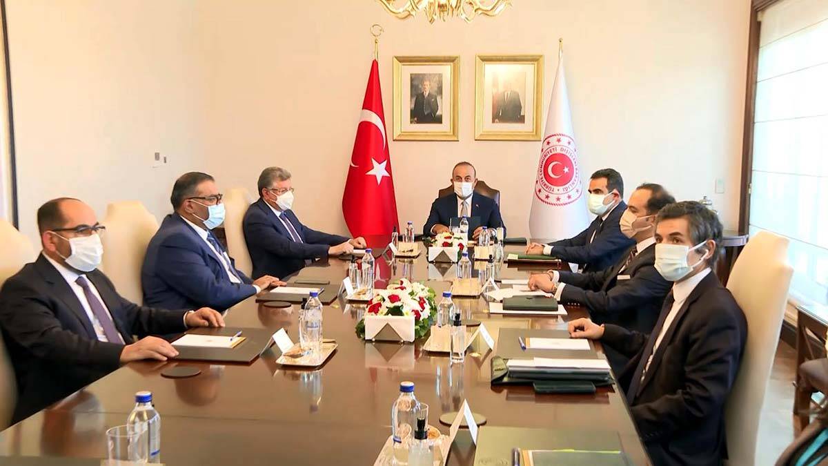 Bakan, Suriye Ulusal Koalisyonu Başkanıyla görüştü_