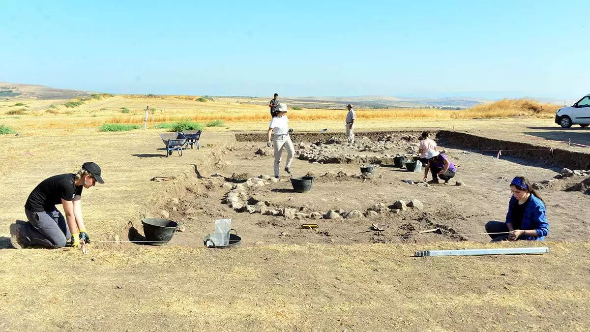 Domuztepe'de 7 bin 500 yıllık köy kalıntıları bulundu