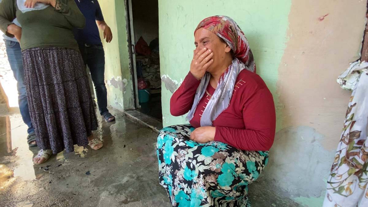 Evi yanan kadın gözyaşları içinde yardım istedi