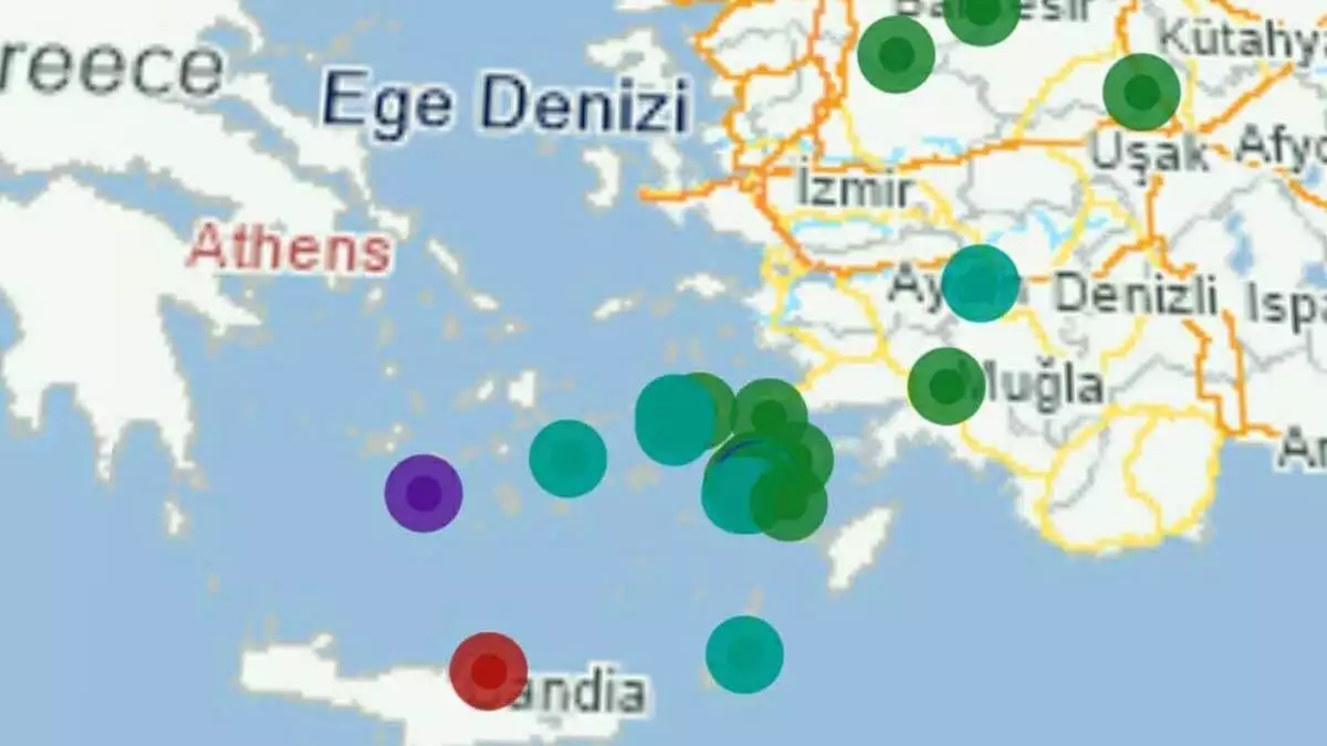 Girit adasi aciklarinda 5. 7 buyuklugunde deprem - dış haberler - haberton