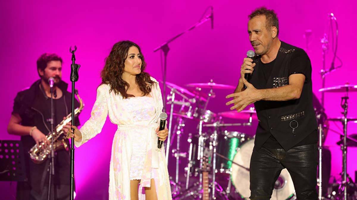 Haluk Levent ve Melek Mosso Kuruçeşme'de buluştu