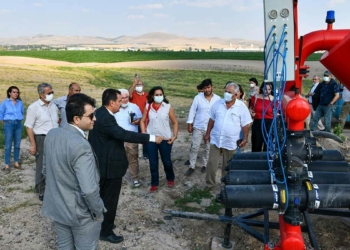 Tarım Kampüsü'nde inceleme