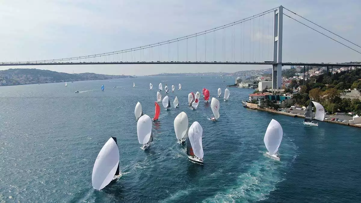 İstanbul boğazı'nda bosphorus cup heyecanı başladı