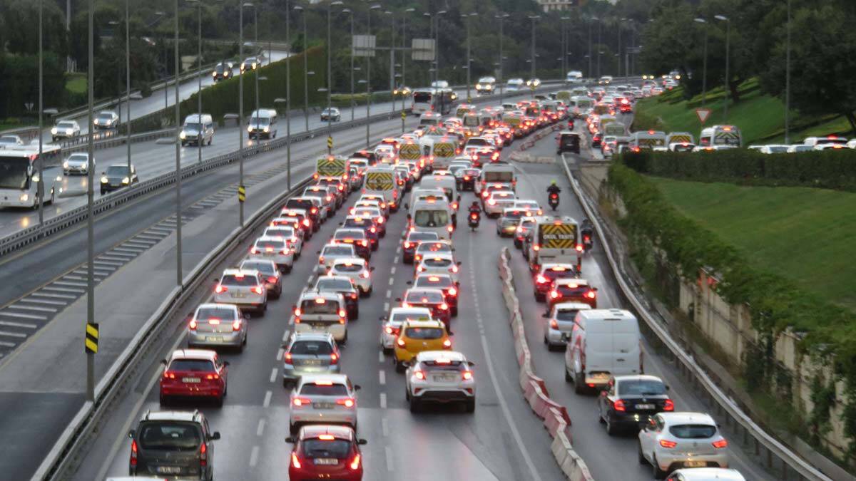 İstanbul'da trafik yüzde 62 seviyesinde