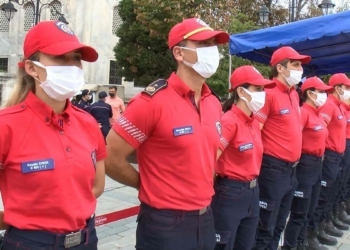 İtfaiye haftası Sultanahmet Meydanı'nda kutlandı