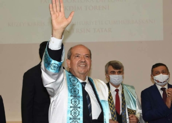 KKTC Cumhurbaşkanı'na fahri doktora unvanı