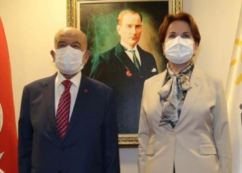 Karamollaoğlu'ndan İYİ Parti Genel Başkanı'na ziyaret