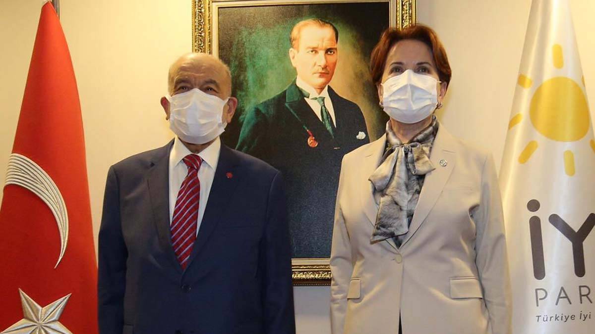 Karamollaoğlu'ndan İYİ Parti Genel Başkanı'na ziyaret