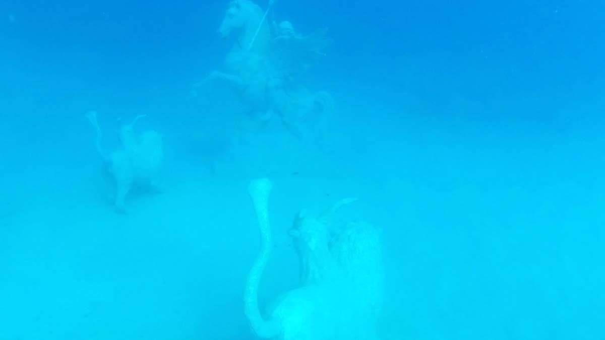 Kaş Sualtı Sanat Parkı tarihi eserlerle buluşuyor