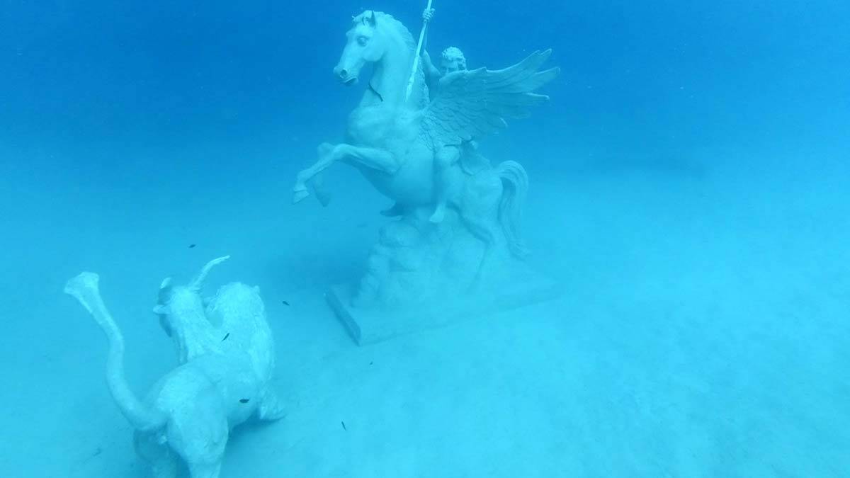 Kaş Sualtı Sanat Parkı tarihi eserlerle buluşuyor