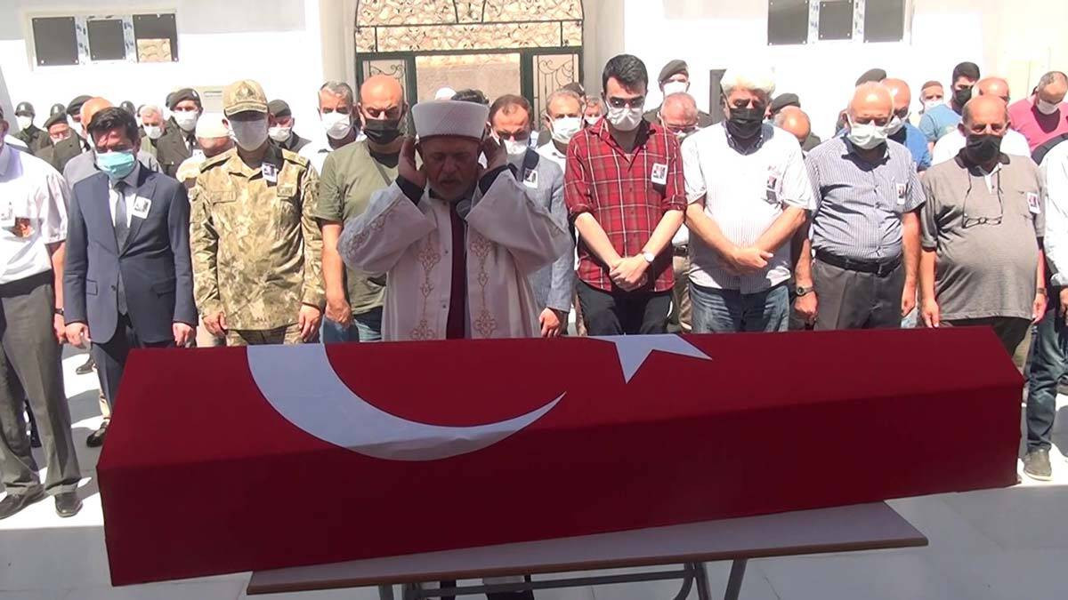 Kore gazisi son yolculuğuna uğurlandı