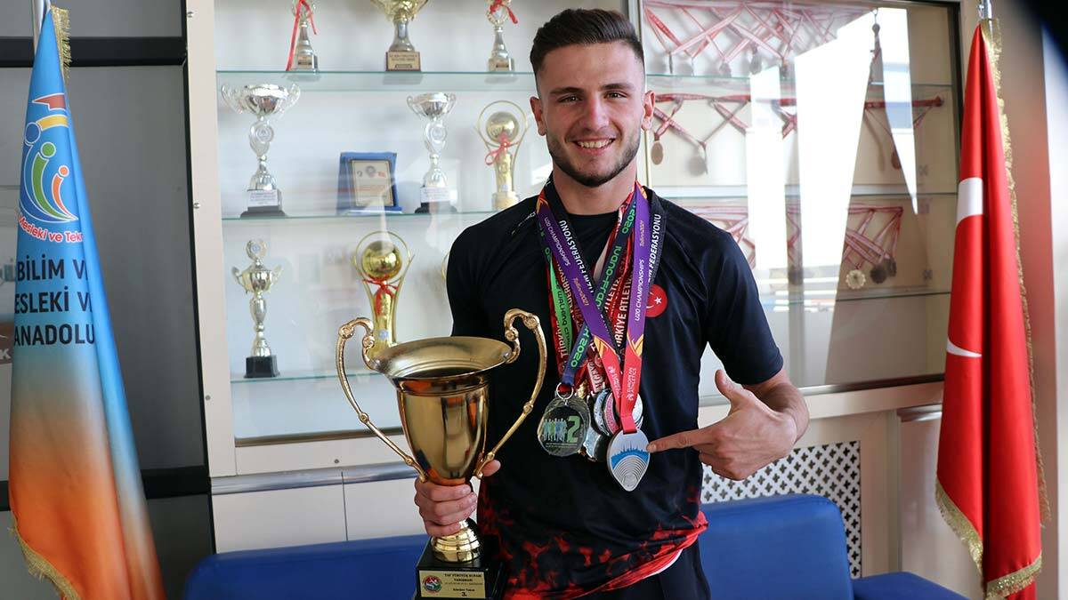 Milli atlet Mert Kahraman'ın hedefi gurur yaşatmak