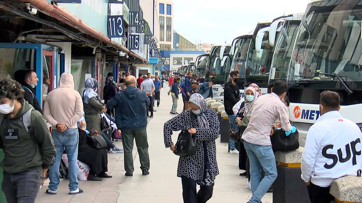 Otogarlarda PCR testi zorunluluğu başladı