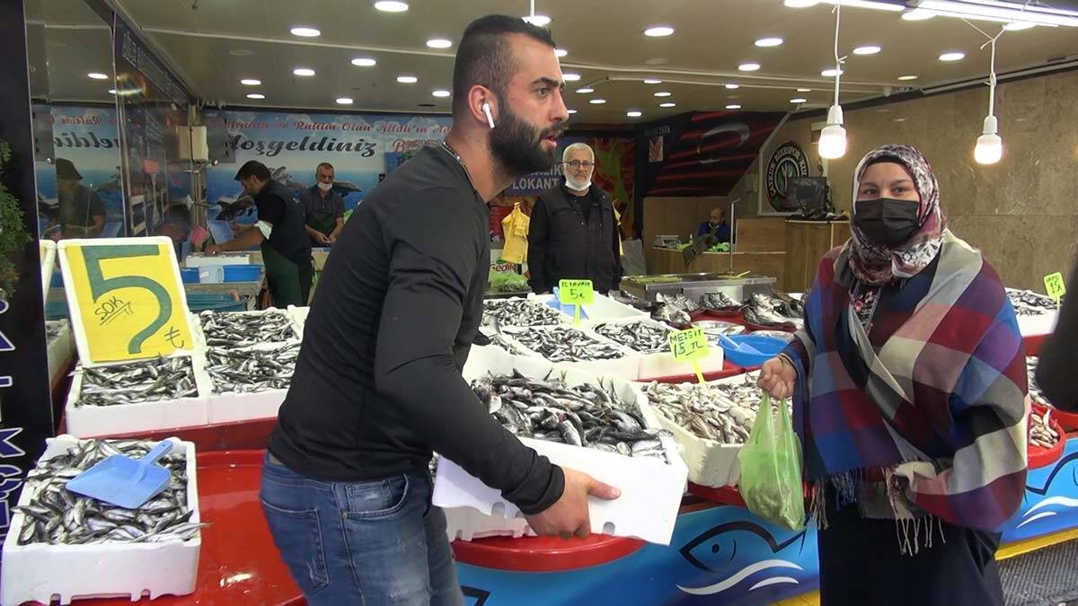 Rize'de istavritin kilosu 5 TL oldu