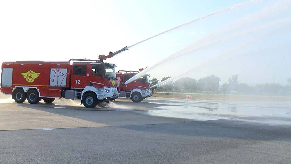 Sabiha Gökçen Havalimanı itfaiye filosuna yeni araç
